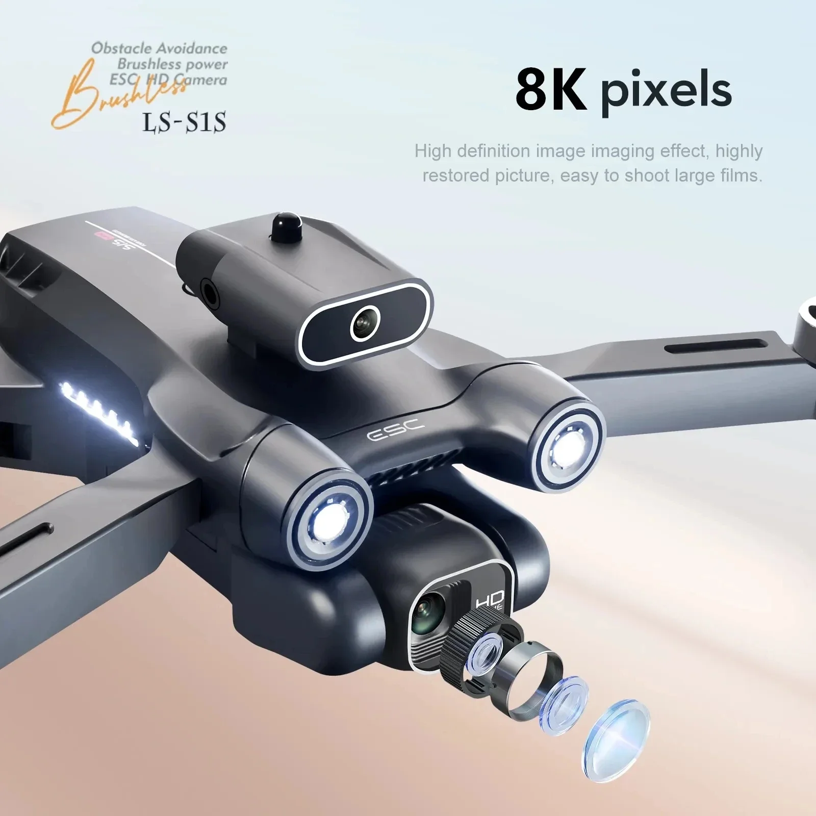 New S1S 5G GPS Drone Camera 8K - Drone Surveying recension och pris