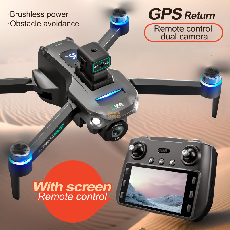 8K Dual Camera 5G WIFI FPV Rem - Drone Aerial Photography recension och pris