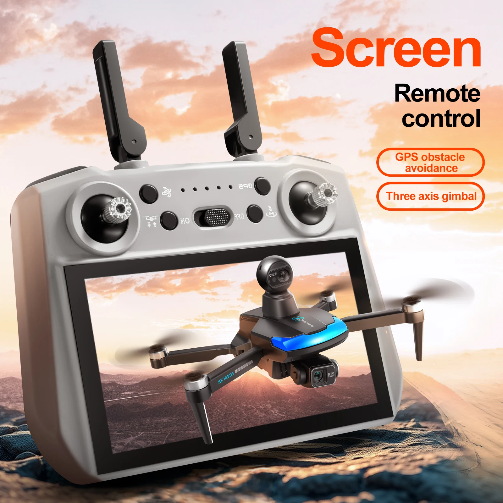 S185 Professional Drone 2.7K H - Drone Surveying recension och pris