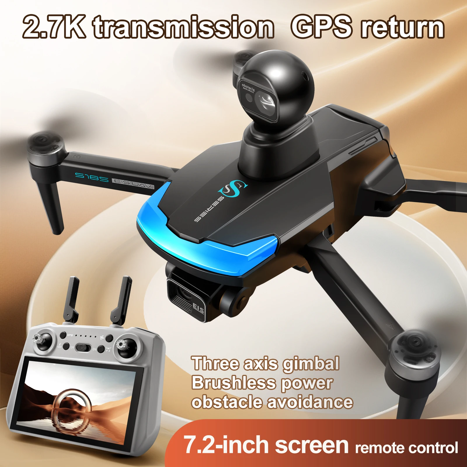 S185 Professional Drone 2.7K H - Drone Surveying recension och pris