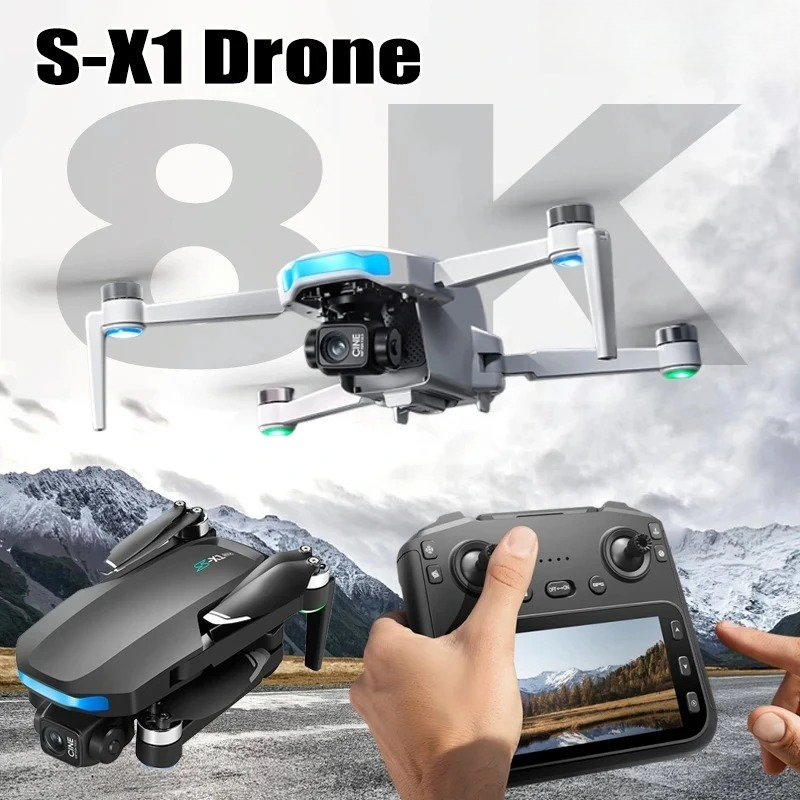 Original S-X1 Drone 8K HD Prof - Drone Surveying recension och pris