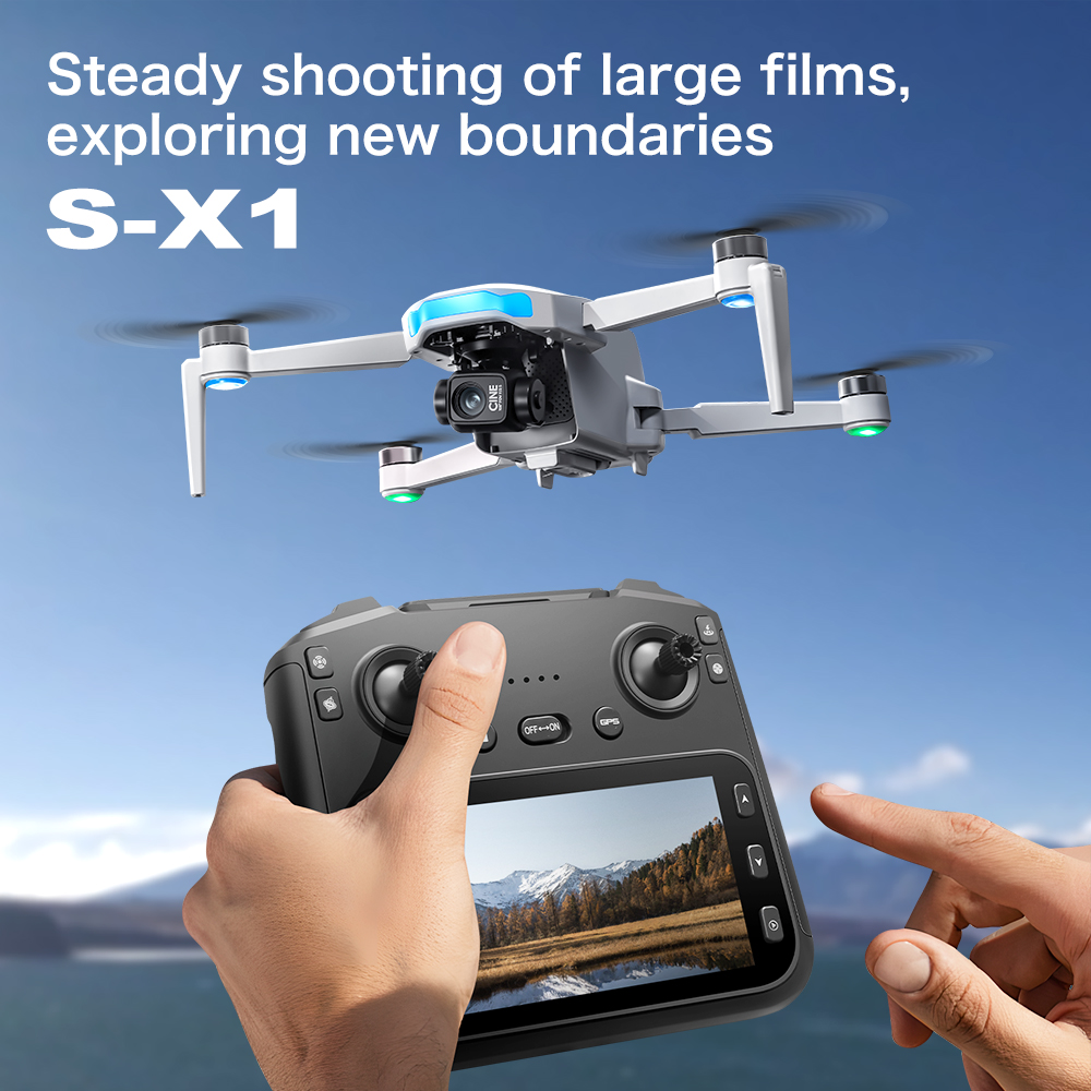 Original S-X1 GPS Drone 8KHD p - Drone Multispectral recension och pris